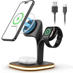 4-in-1 Magnetic Wireless Charging Station Dock