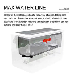 Bluetooth Speaker With 8 Kind Of White Noise Sleep Music 200Ml Aromatherapy Air Humidifier Simulation Flame Night Light