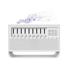 Bluetooth Speaker With 8 Kind Of White Noise Sleep Music 200Ml Aromatherapy Air Humidifier Simulation Flame Night Light