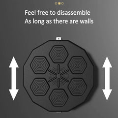 Smart Music Boxing Machine Wall Mounted Bluetooth Smart Fun Punch Boxing Trainer Wall Target Punching Pads Suitable For Home