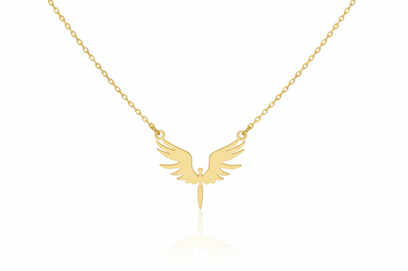 Archangel Michael’s Phoenix Necklace in 925 Sterling Silver