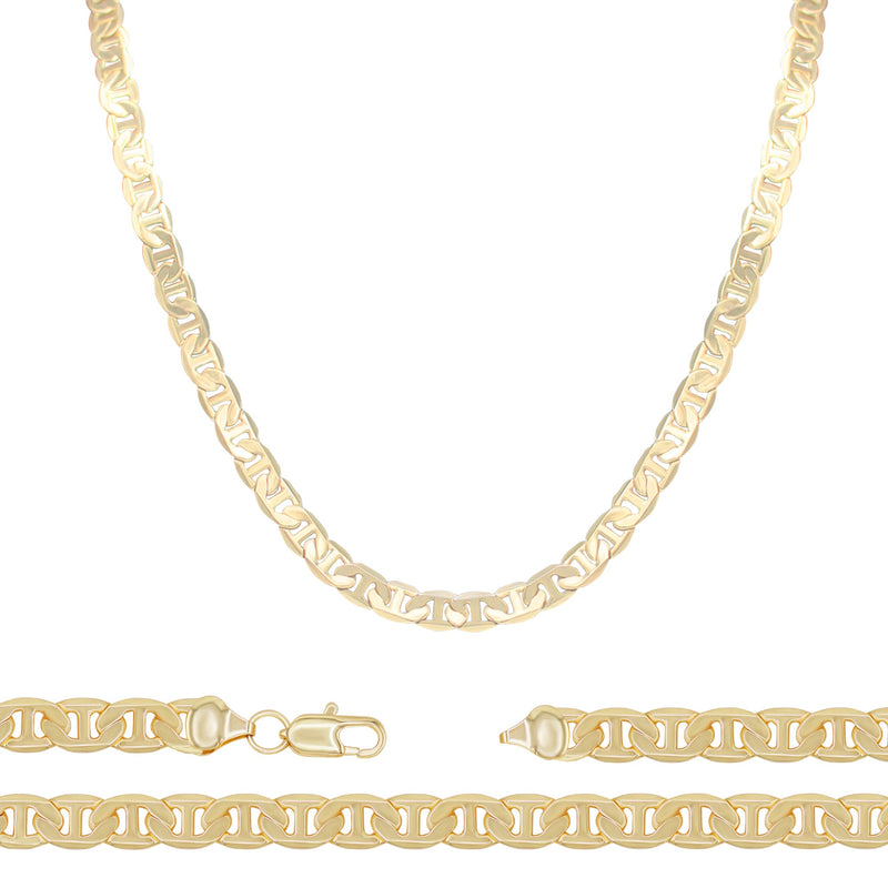 14K Gold Filled Mariner Chain Necklace 24