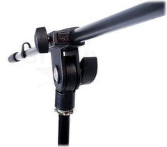 GRIFFIN Microphone Boom Stand & Cardioid Wired Mic, XLR Cable, & Clip (Pack of 3) - Telescoping Arm Holder, Tripod Legs - Karaoke Vocal Singing Stage by GeekStands.com