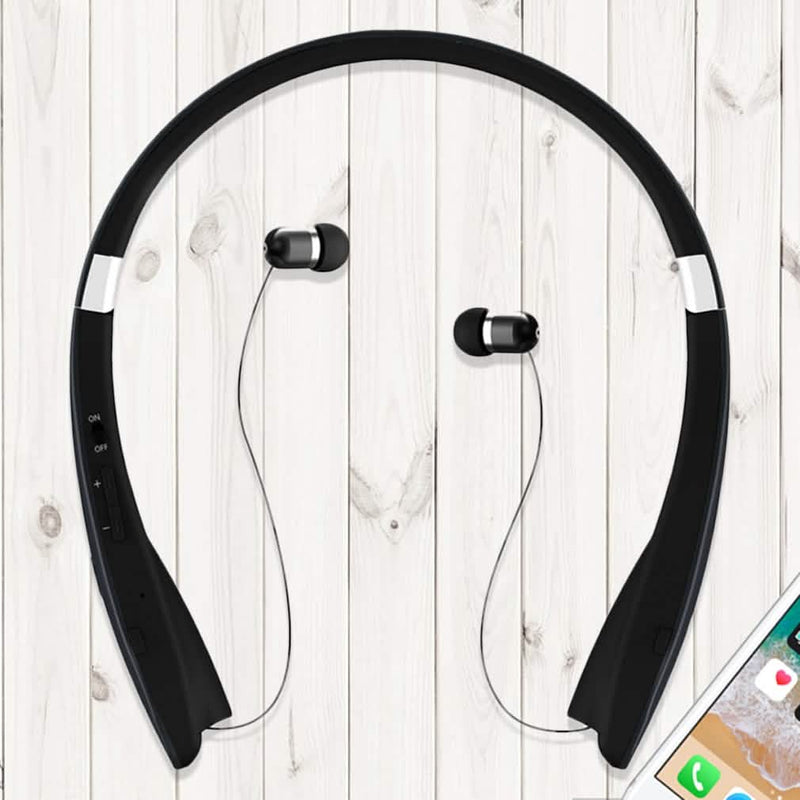Kocaso Foldable Wireless Neckband Sweatproof Headset