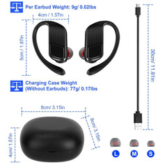 True Wireless Earbuds v5.0 TWS Stereo Earphones Headset